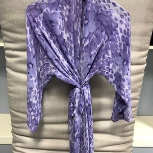 Victoria’s Secret purple bath/bathing suit robe.